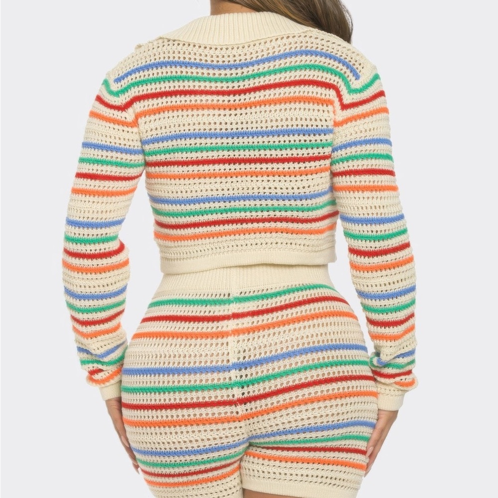 Striped Knit Set - Picture 4 of 4